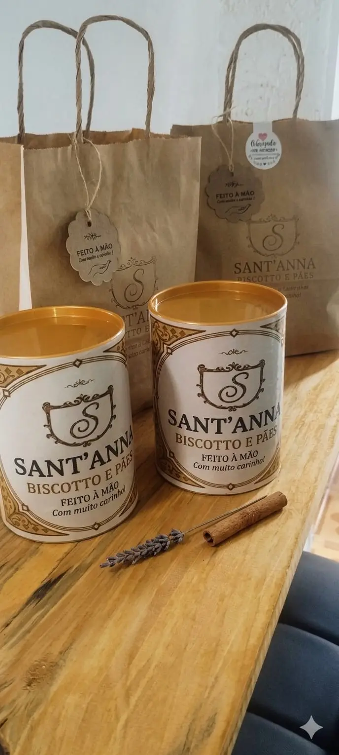 Potes premium e sacolas de presente da Sant'Anna